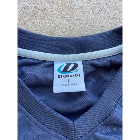 Vintage New York Yankees Dynasty Mesh Baseball Jersey L With Embroidered Logos T - Picture 5 of 7